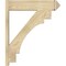 Ekena Millwork Merced Arts & Crafts Rough Sawn Outlooker, Douglas Fir, 8"W x 34"D x 40"H OUT08X34X40MRC03RDF - alternate 4